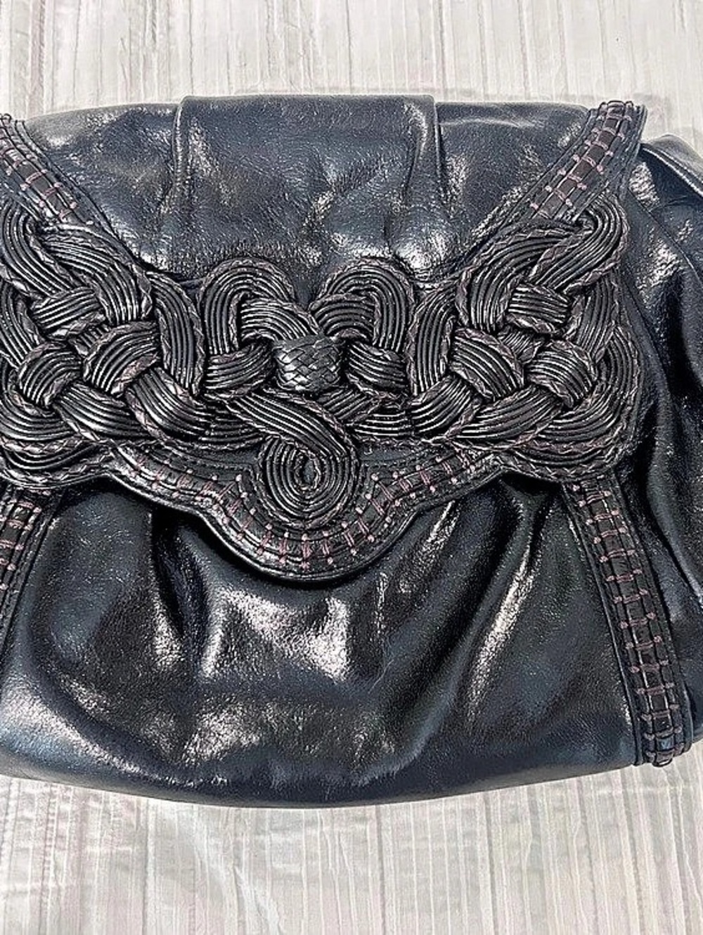 Brighton Black Clutch Wristlet